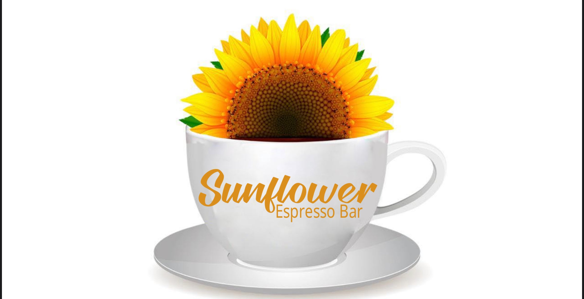 Espresso Cup w/Saucer 2 oz in Sunflowers